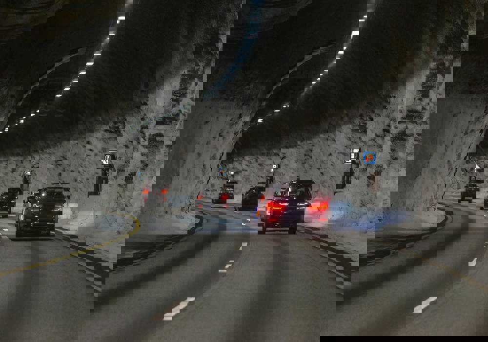 Kjøring i tunnel