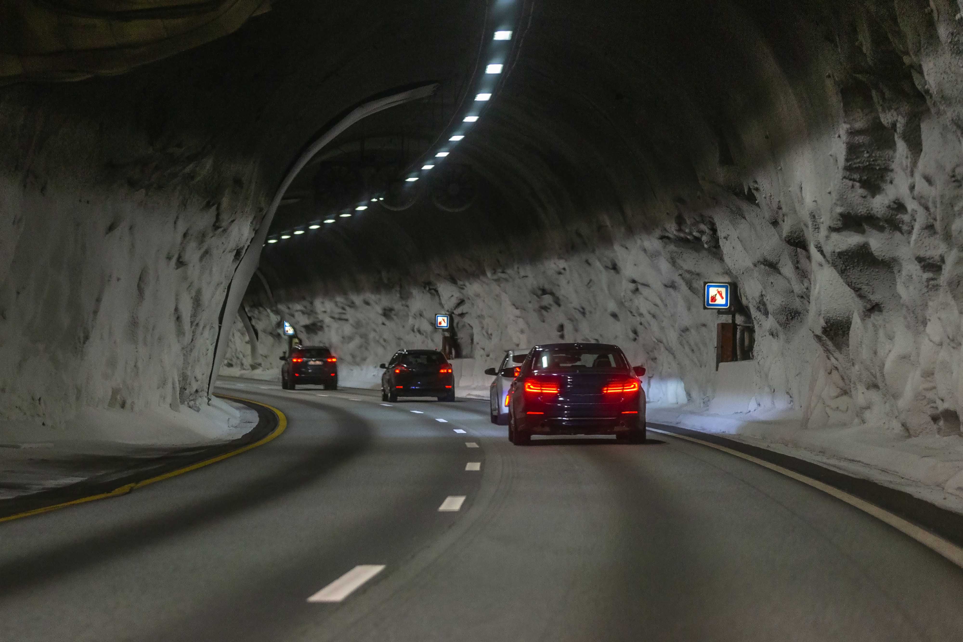 Kjøring i tunnel